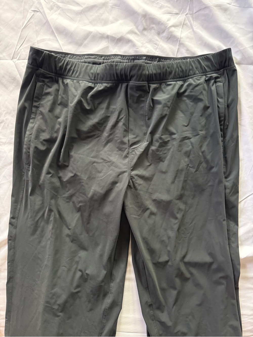 Lululemon Men’s Black Athletic Pants Size 2XL Lightweight Stretch Activewear - Picture 5 of 10